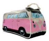 VW Camper Van Toiletry Bag - Pink