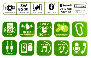 aquabass speakers - specs