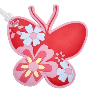 butterfly bagtag