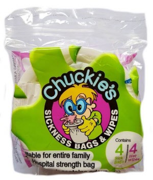 "Chuckies" Travel Sickness Bags