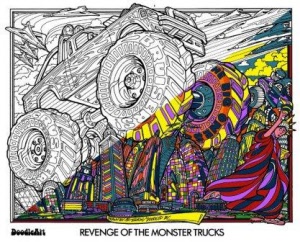 doodleart mini kit boy monster truck_20160224164139